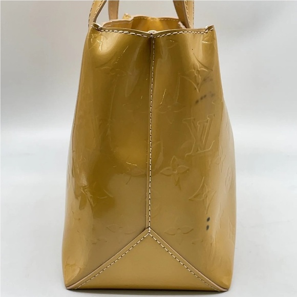 Louis Vuitton Vernis Yellow Wilshire PM Hand Bag - Picture 5 of 13